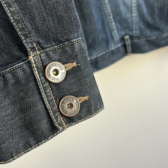 Eddie Bauer Womens Denim Jean Jacket Plus Sz 1X Casual Button Up Casual Pocket - Picture 5 of 15